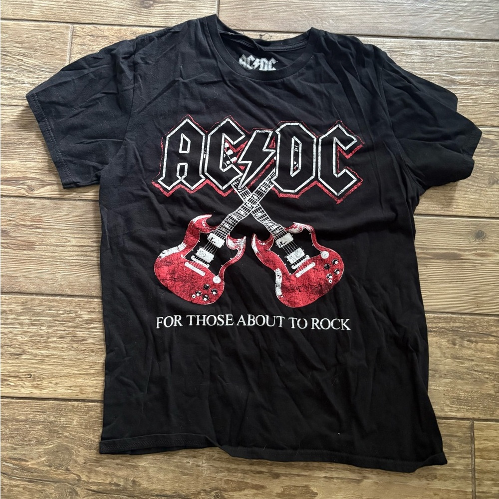 ac/dc band t shirt